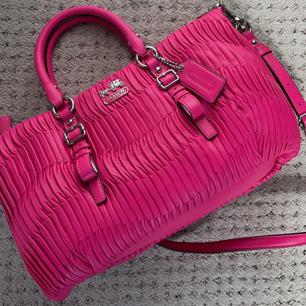 COACH Hot Pink Handbag (Unique)